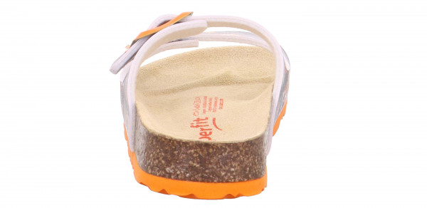 Papuce Superfit FUSSBETTPANTOFFEL Detske Siva Oranžové | SK-01824679