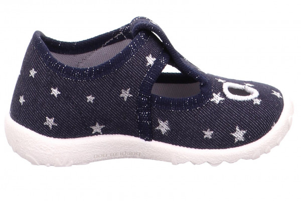 Papuce Superfit SPOTTY Modre Strieborne | SK-01496759