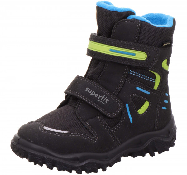 Snehule Superfit HUSKY Detske Čierne Modre | SK-46031579